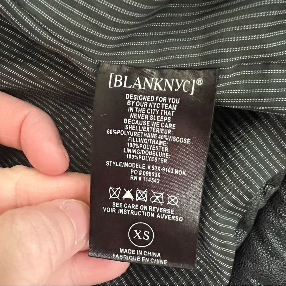 Blank NYC Quilted Faux Leather Moto Jacket - Picture 10 of 10